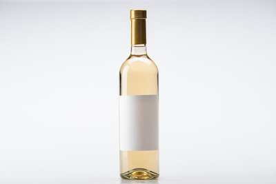 white wine bottles