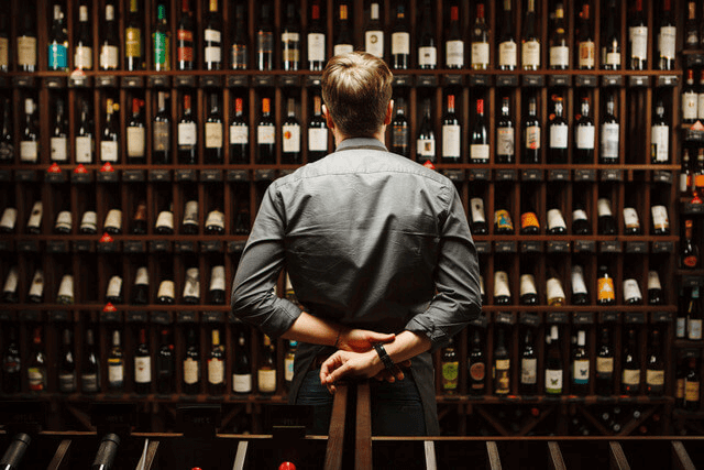 wine bottles