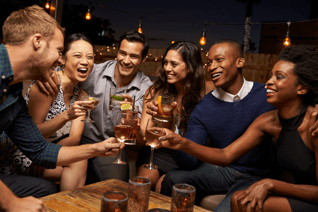 friends laughing